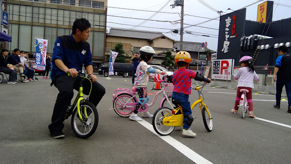 八尾店森本店長がご紹介。目指せ家族でサイクリング！キッズスクールin八尾店