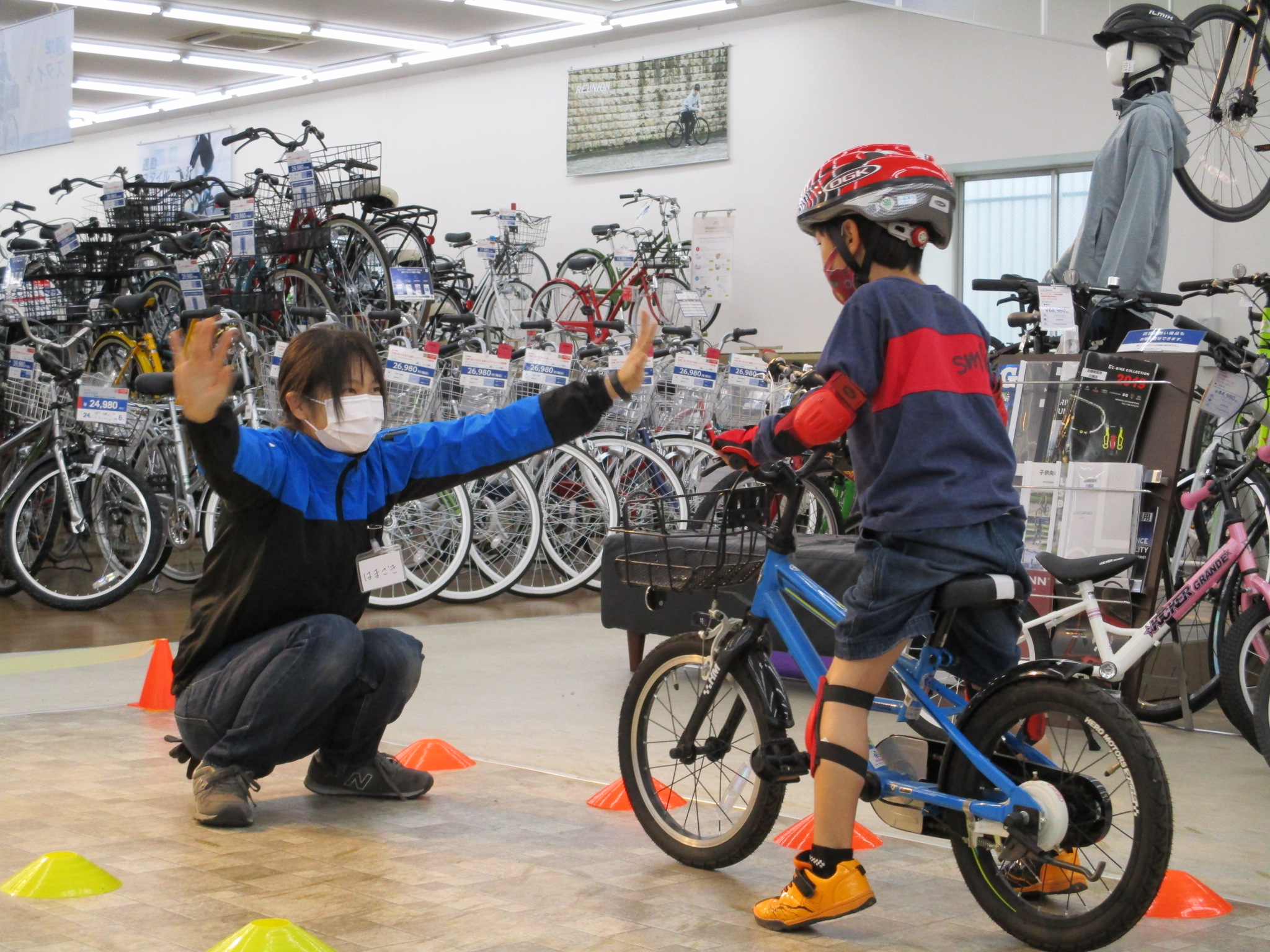川越店 スタッフ濱崎がご紹介！お子様の自転車デビューを応援します！キッズスクールイベントレポート！