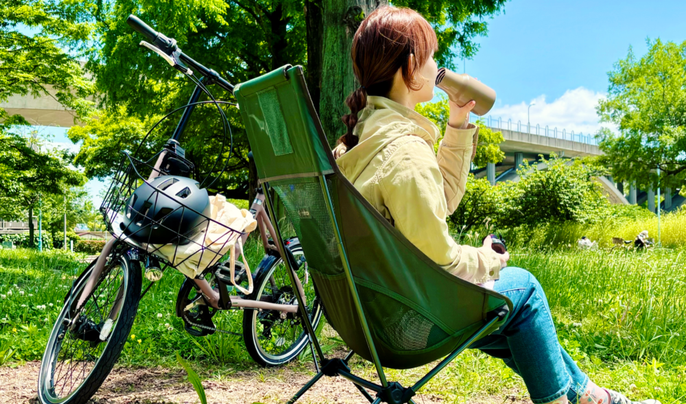 あなたならどう過ごす？チェアリング×サイクリングで、スキマ時間にも楽しめるお手軽アウトドア！