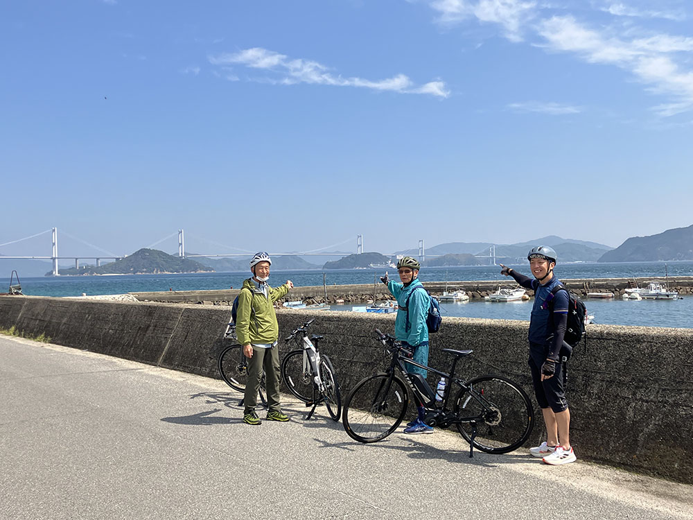 ゴールデンウィークE-BIKEで行く今治と絶景しまなみ海道大島ガイド　新居浜店飯干店長がご紹介