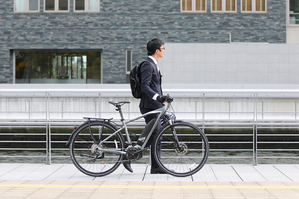 ここから職場まで 自転車