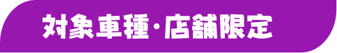 対象車種限定