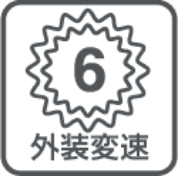 外装変速
