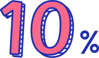 10％