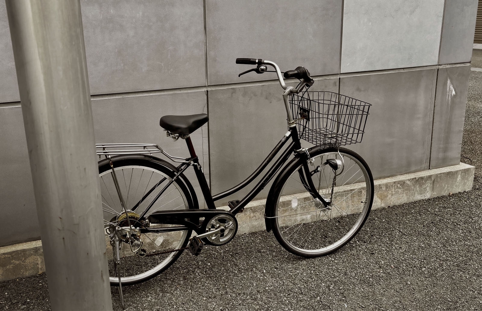 錆びた自転車