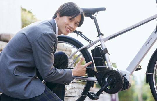 長距離バッテリー＆モーターを装備