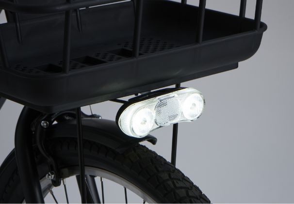 夜道も明るい走行！ライト