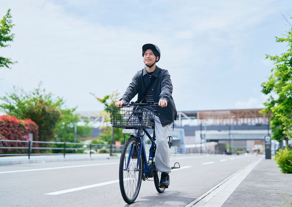 アシスト効率UP!快適に街を移動できる。