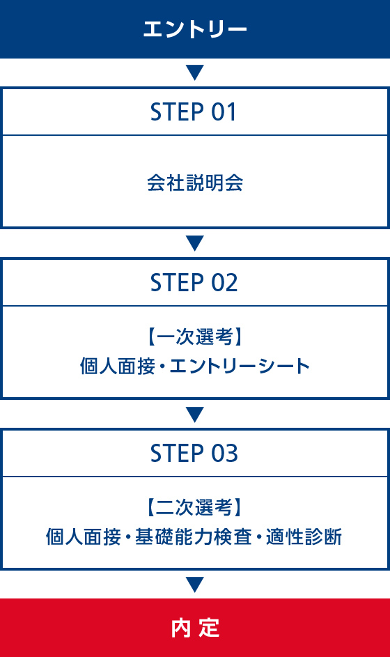 採用フロー 図