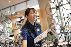 事前のご試乗やヘルメットなどの関連部品のご提案も可能です。